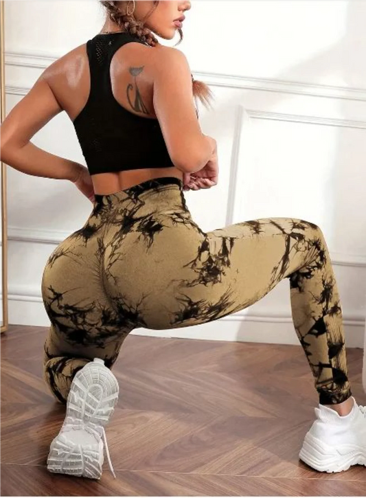 Tie-Dye Yoga Pants 