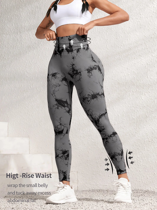 Tie-Dye Yoga Pants 